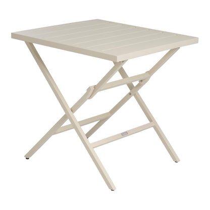 Wilkie fällbart bord – 72×72 cm Pearl White