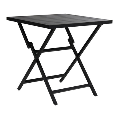 Wilkie fällbart bord – 72×72 cm Svart