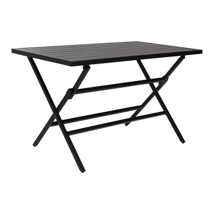 Wilkie fällbart bord – 120×72 cm Svart