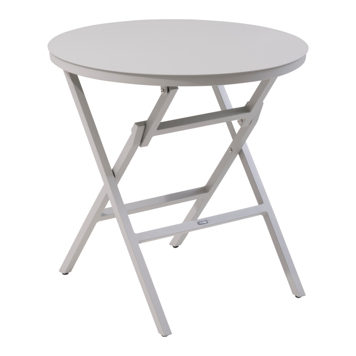 Veken fällbart bord – Ø72 cm Light Grey