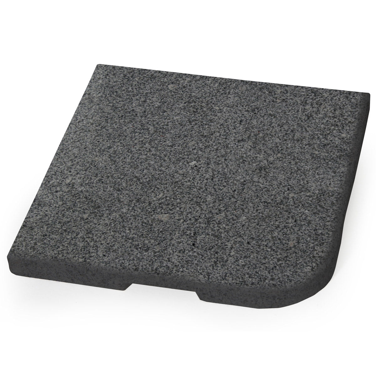 Abetone parasollvikt mörkgranit 48x48 cm 25 kg