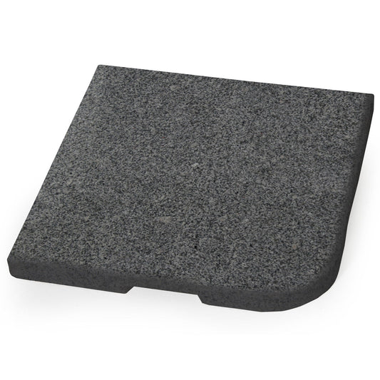 Abetone parasollvikt mörkgranit 48x48 cm 25 kg