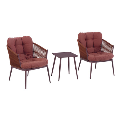 Yango fåtöljset – Zin Red/Rust Brown