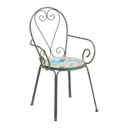 Pixelle stol – Dusty Green