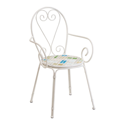 Pixelle stol – Pearl White