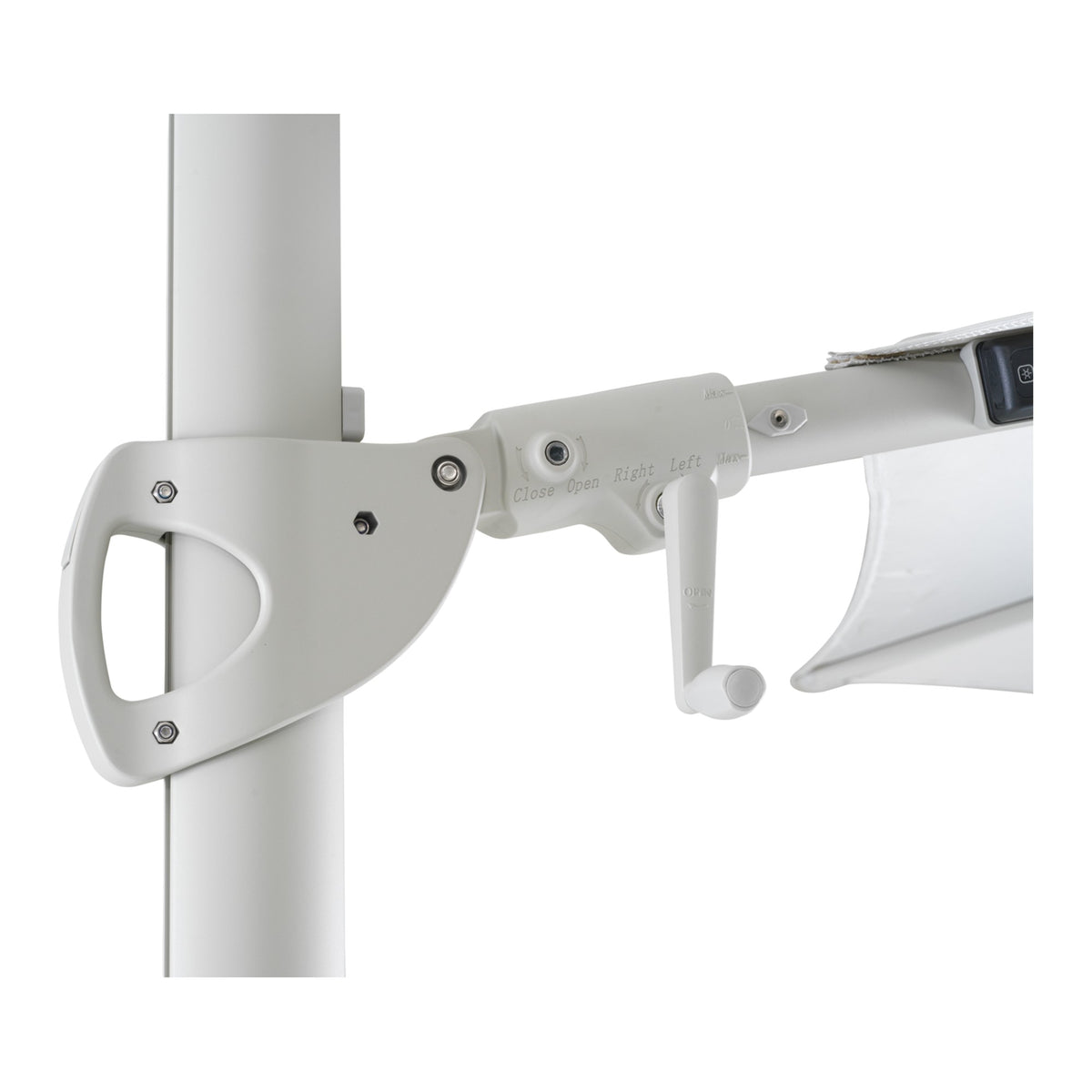Cilento frihängande parasoll 3,5 m med LED