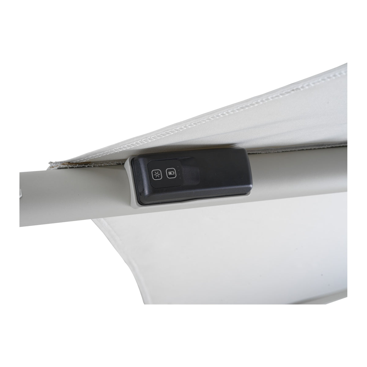 Cilento frihängande parasoll 3,5 m med LED