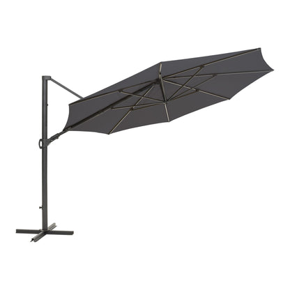 Cilento frihängande parasoll 3,5 m med LED