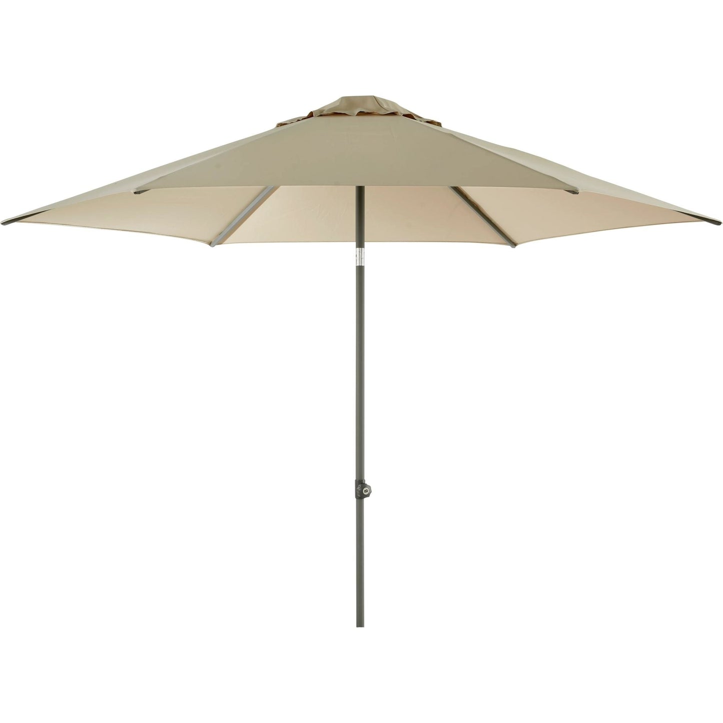 Poppi parasoll Champagne Ø300 cm - II-sortering med felsydd toppduk