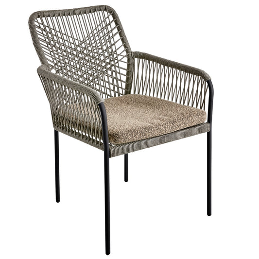 Brafab Vira karmstol – Mud Brown/Antracit