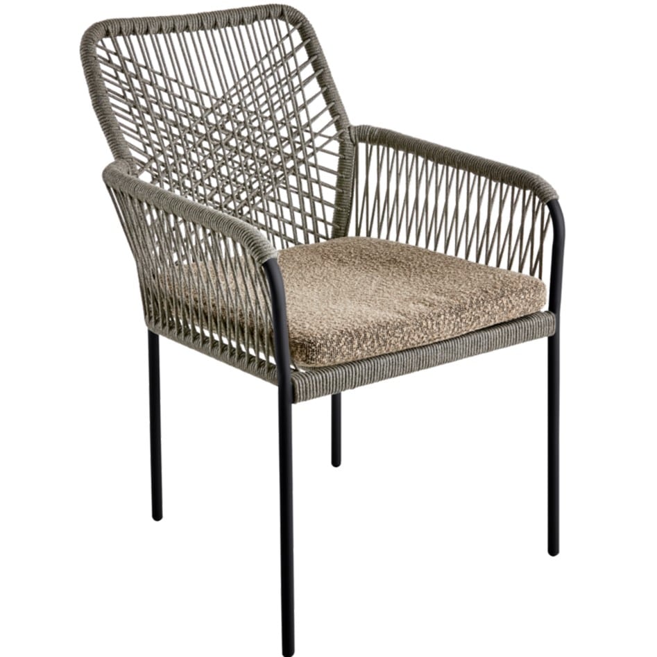Brafab Vira karmstol – Mud Brown/Svart