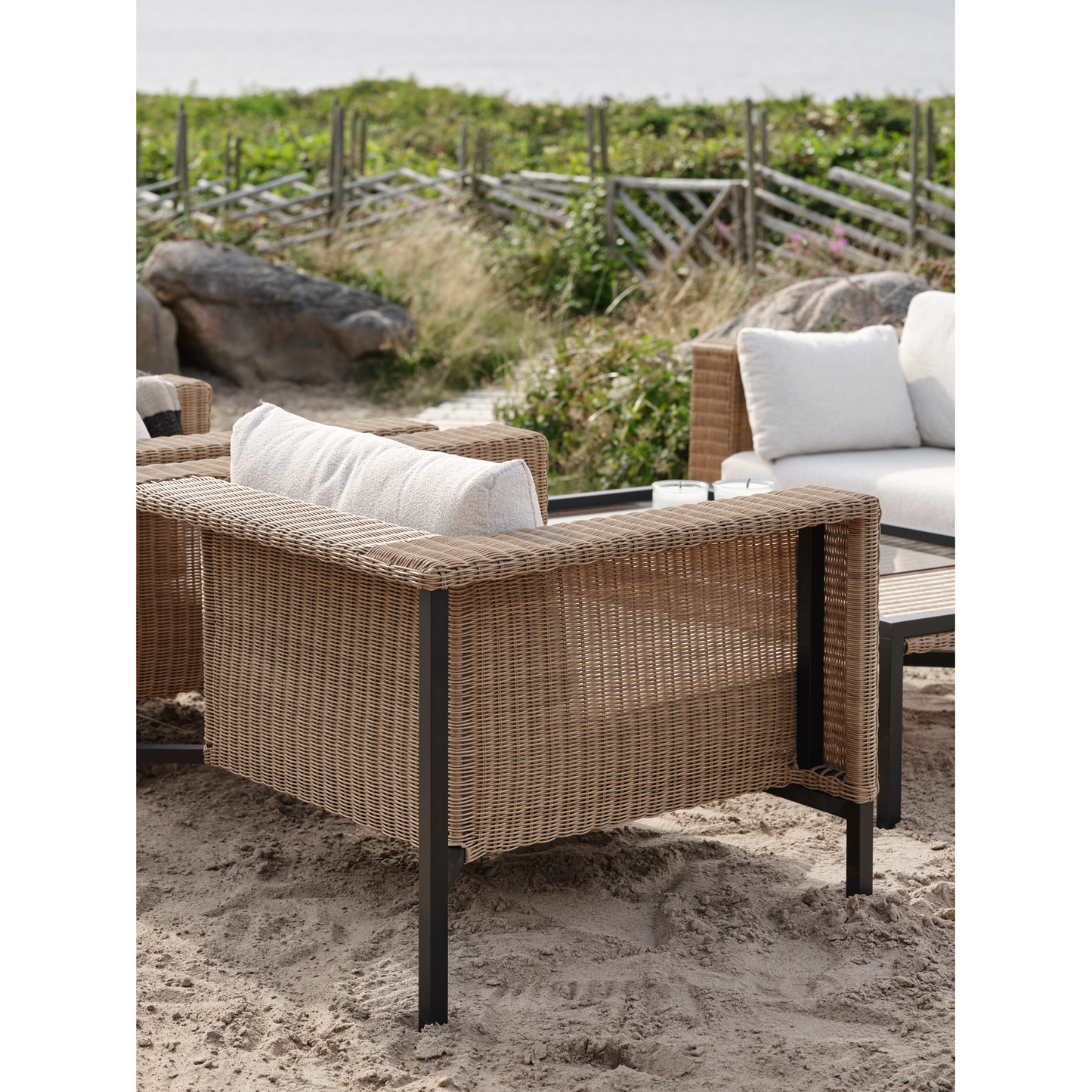 Shell 2,5-sits soffa - Rustik/Teddy Rice