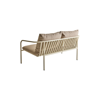 Bendt 2-sits soffa - Pearl White/Teddy beige 138×72 cm