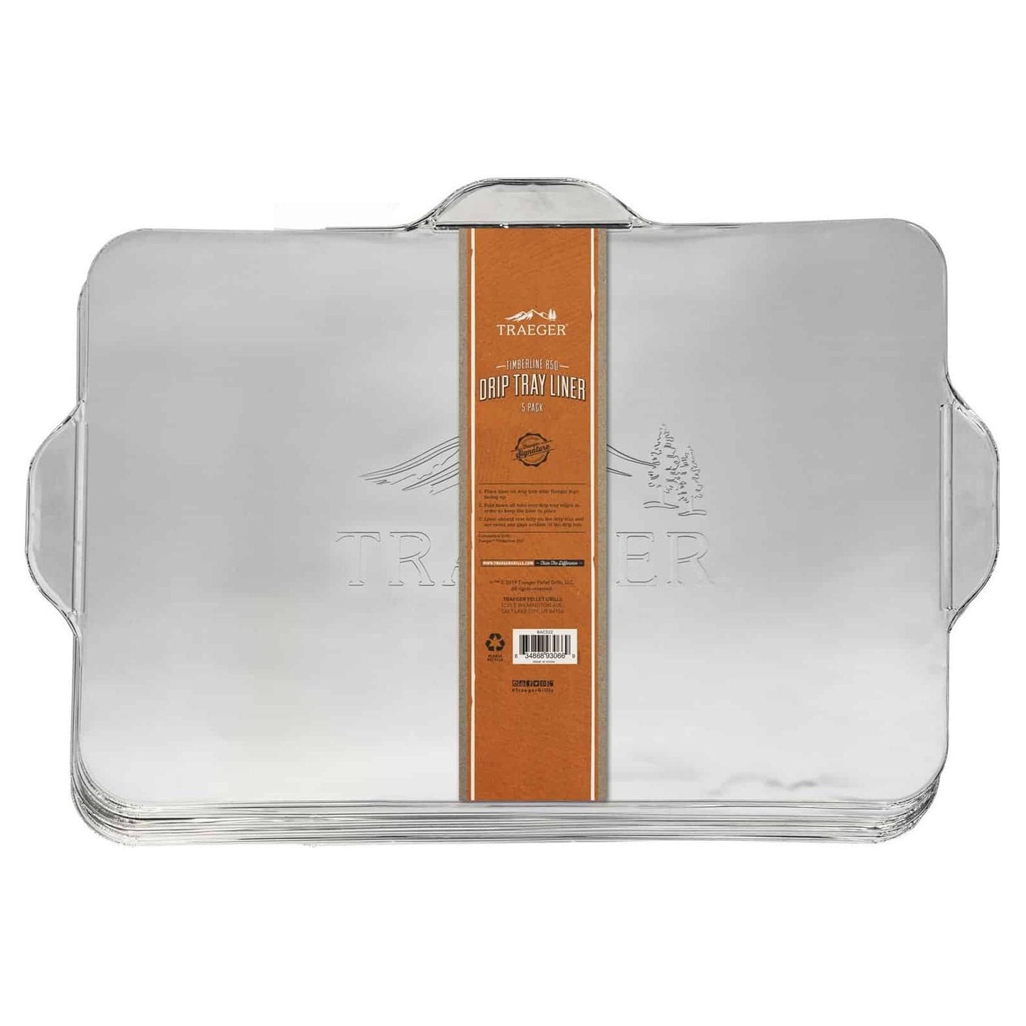 Traeger folieunderlag till fettdroppbricka till Timberline 850 / PRO 22, 5-pack