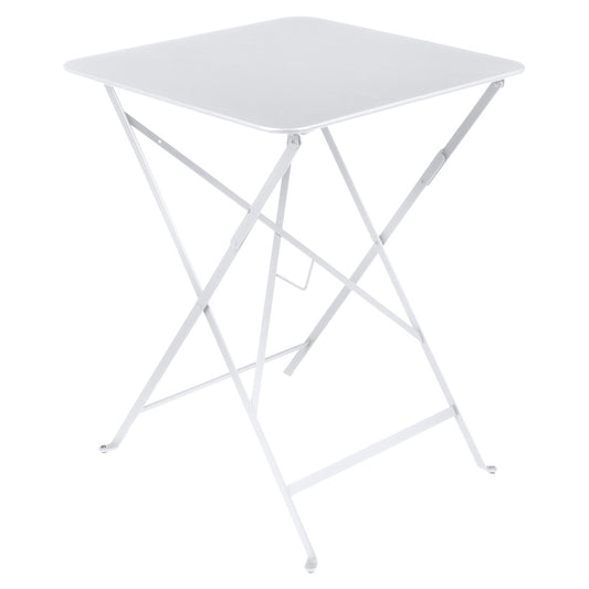 Bistro metall fällbord cotton white 57x57H74