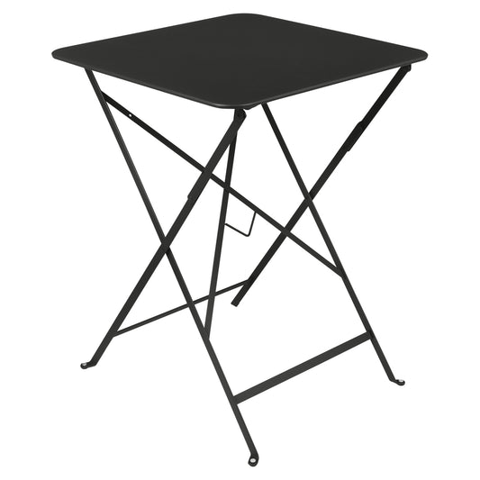 Bistro metall fällbord liquorice 57x57H74