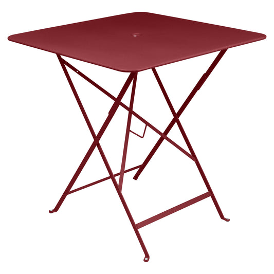 Bistro metall fällbord chili 71x71H74