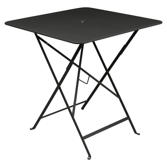Bistro metall fällbord liquorice 71x71H74