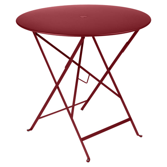 Bistro metall fällbord chili Ø77H74