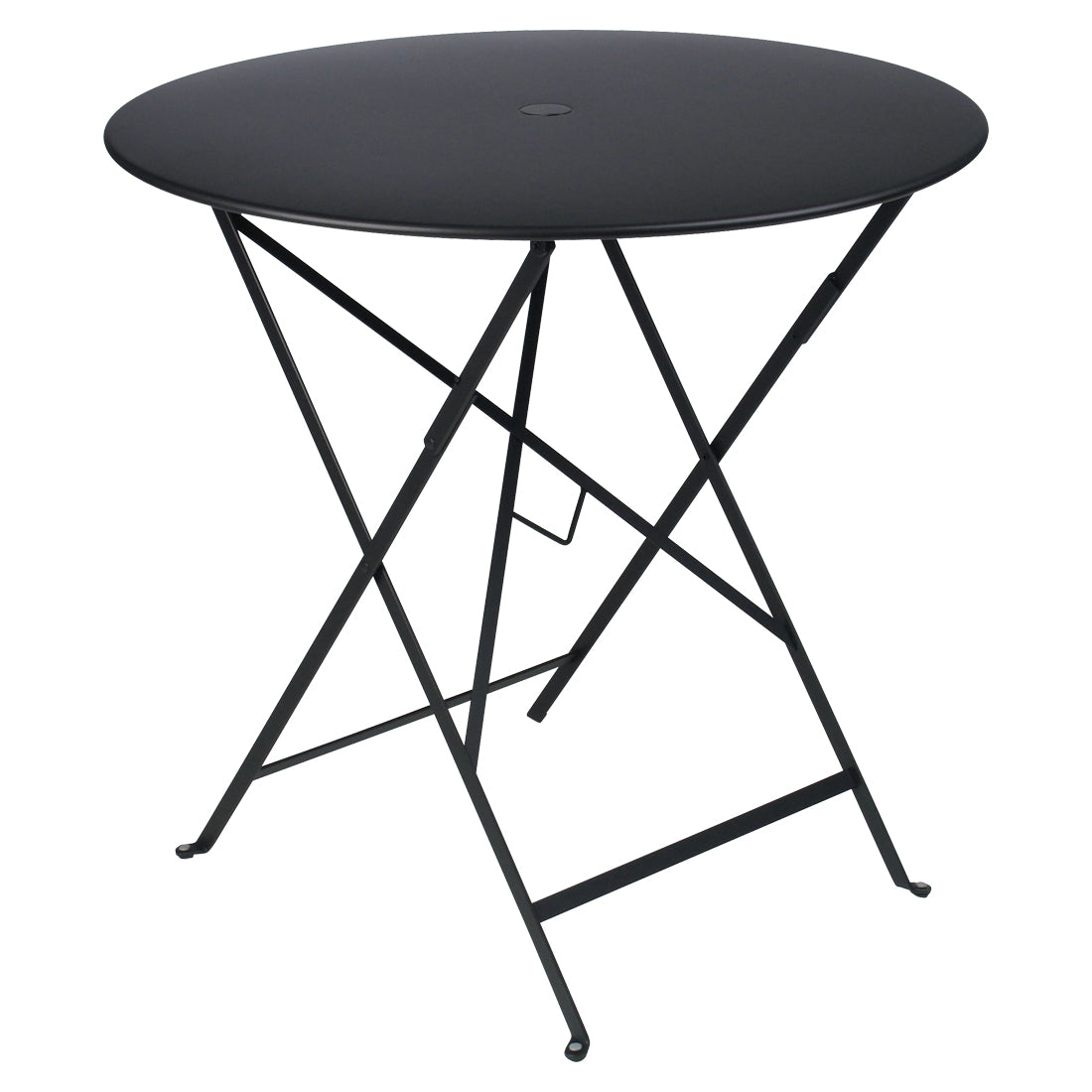 Bistro metall fällbord liquorice Ø77H74