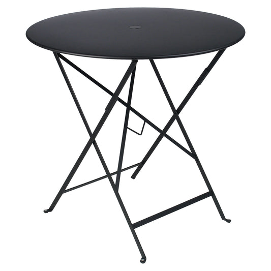 Bistro metall fällbord liquorice Ø77H74