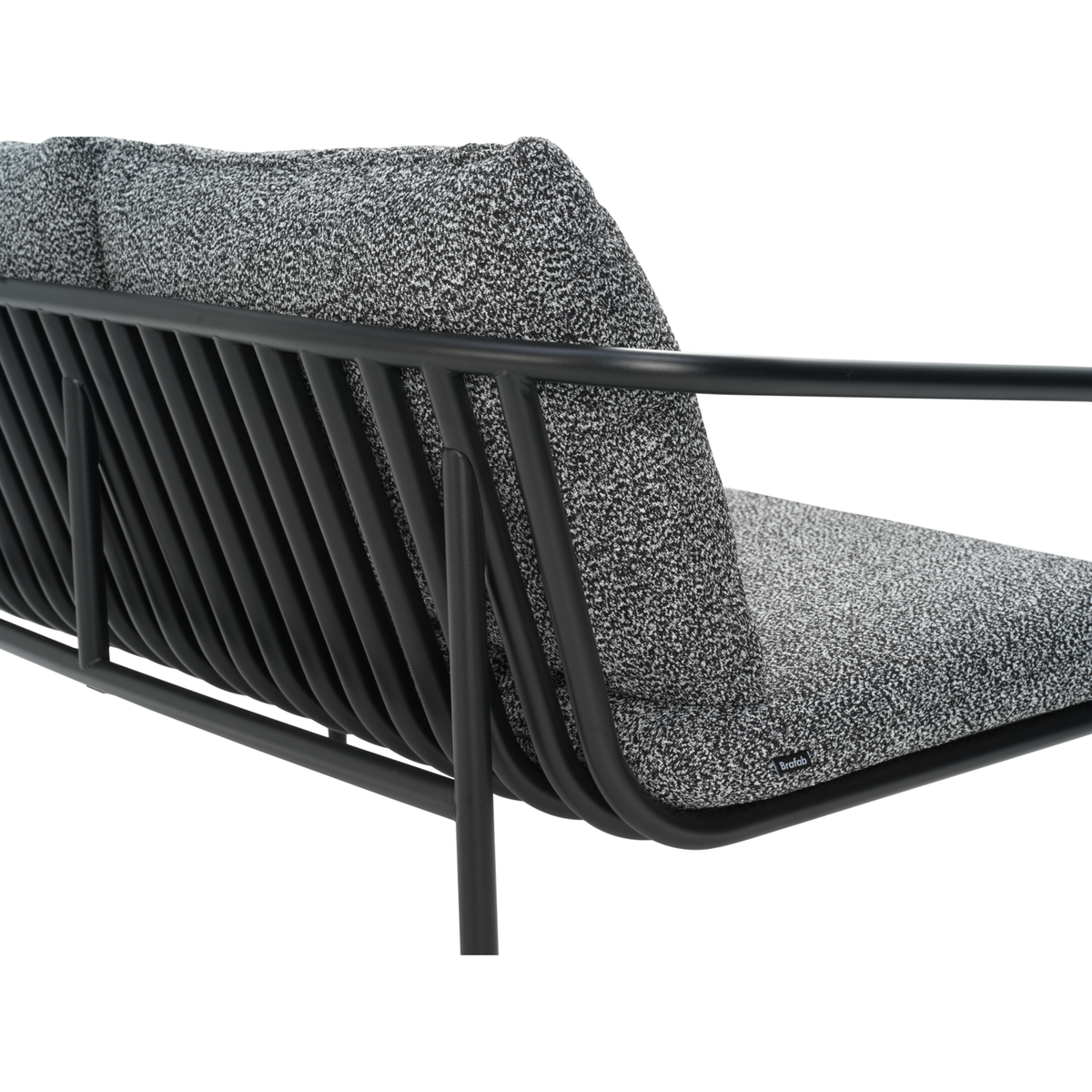 Brafab Bendt 2-sits soffa 138×72 cm – Svart/Teddy Antracit – bild 3
