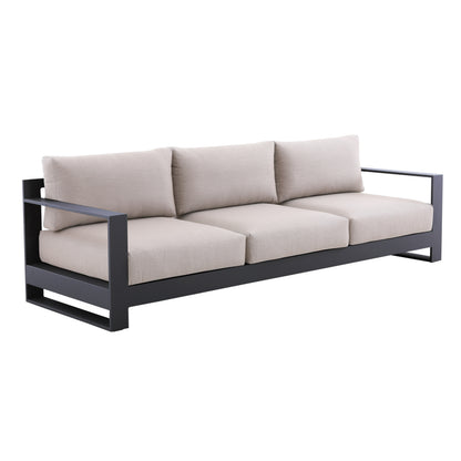 Diamond 3-sits soffa - Svart (skyltexemplar)