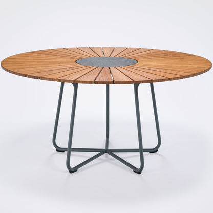 Circle matbord bambu/grey Ø150H74
