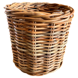 Rottingkorg - Rund mellan natur Ø50xH50 cm