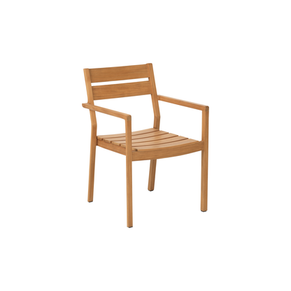 Delia karmstol i massiv teak