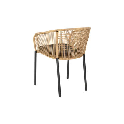 Brafab Delta karmstol – Svart/Natur – bild 2