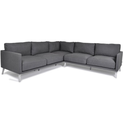 Easy 5-sits hörnsoffa flanelle byggbar höger