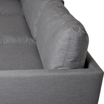 Easy 5-sits hörnsoffa flanelle byggbar höger