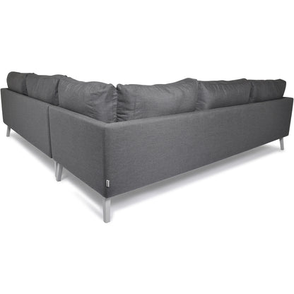 Easy 5-sits hörnsoffa flanelle byggbar höger