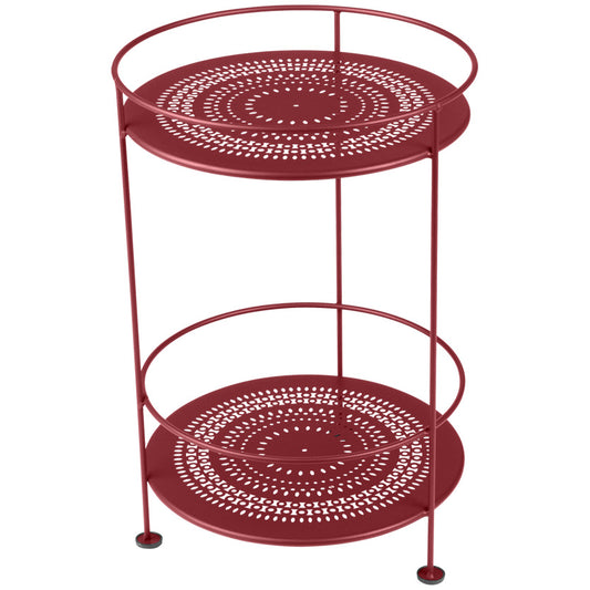 Guinguette sidobord mönstrad chili Ø40H62
