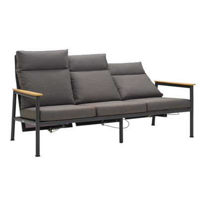 Gordon 2,5-sits soffa - Antracit/Soft Dawn 199x89xH109 cm