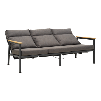 Gordon 2,5-sits soffa - Antracit/Soft Dawn 199x89xH109 cm