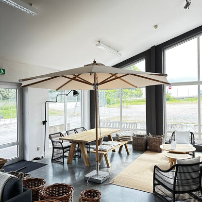 Skugga parasoll - Beige Ø350 cm