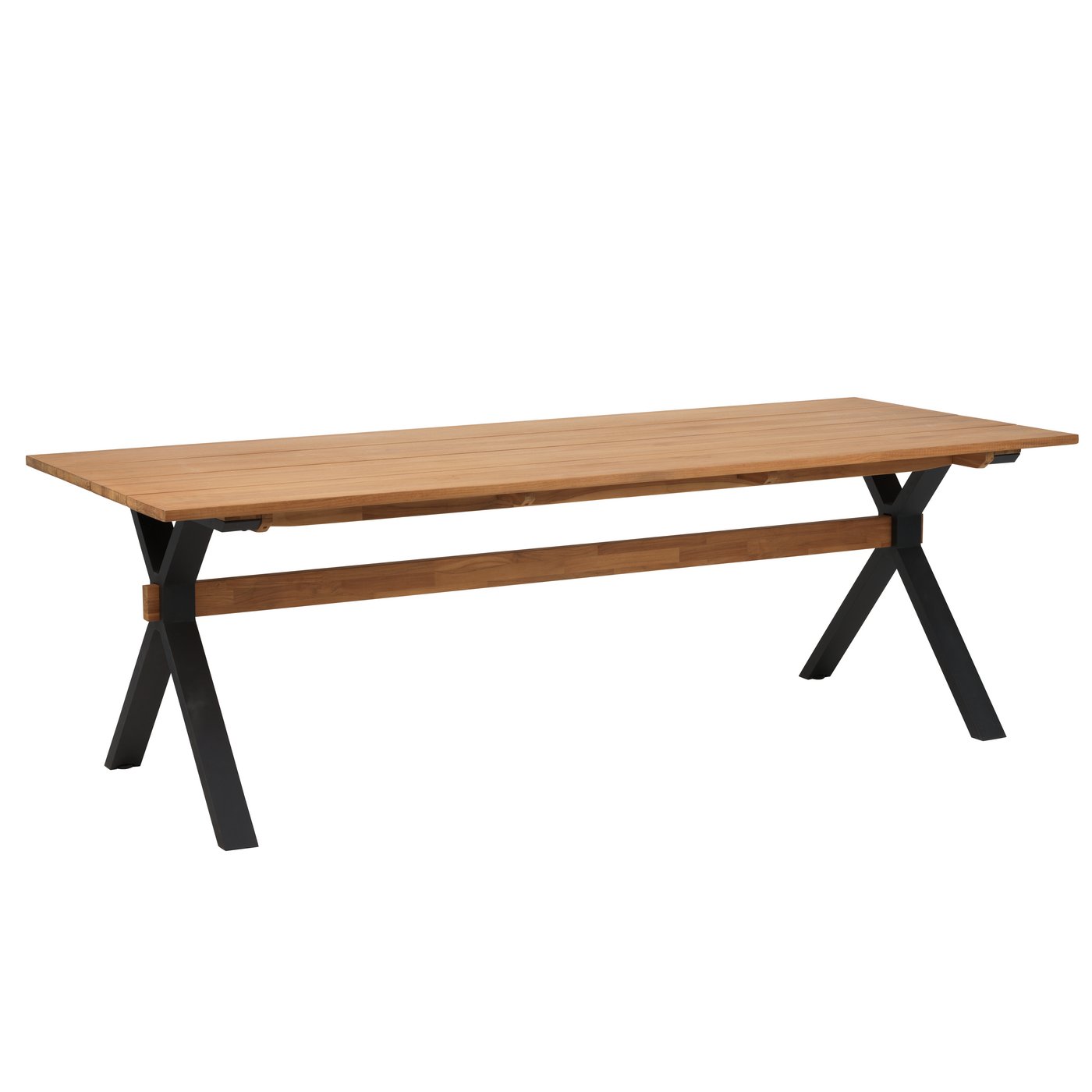 Brafab Mark Matbord Svart/Teak