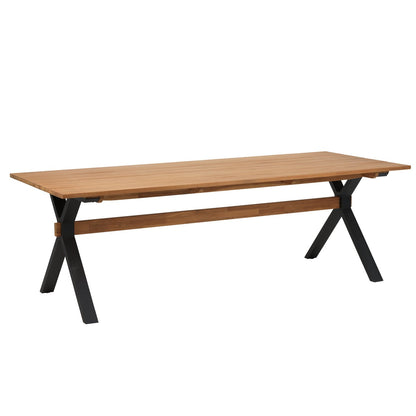 Brafab Mark Matbord Svart/Teak