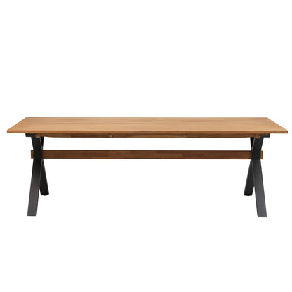 Brafab Mark Matbord Svart/Teak
