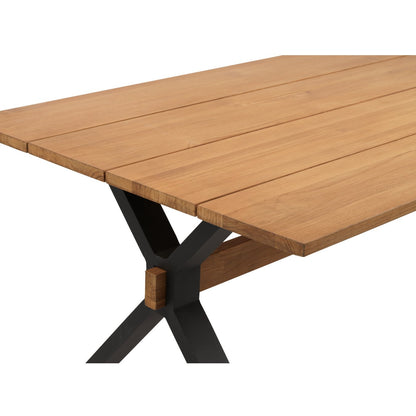 Brafab Mark Matbord Svart/Teak