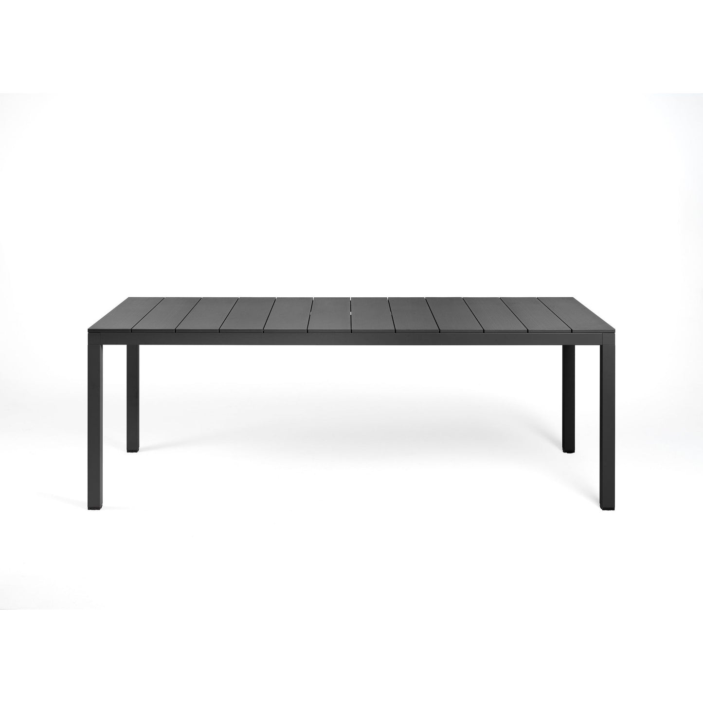 Rio Alu matbord - Antracite 210x85 cm