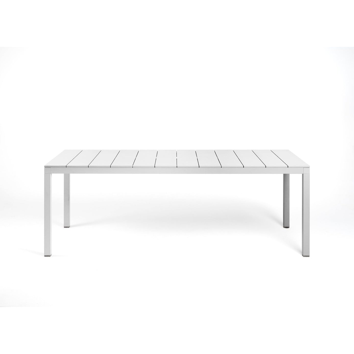 Rio Alu matbord - Bianco 210x85 cm