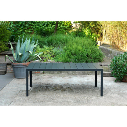 Rio Alu matbord - Förlängningsbart - Bianco 210/280x100 cm