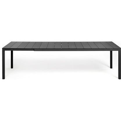 Nardi Rio förlängningsbart matbord i antracit aluminium, 210–280 cm