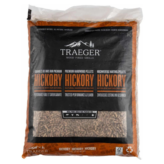 Traeger träpellets hickory