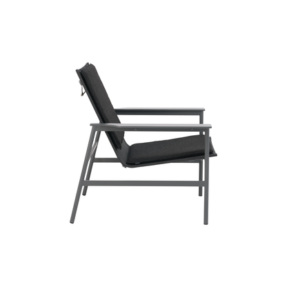 Soro loungestol - Antracit/Teddy Black