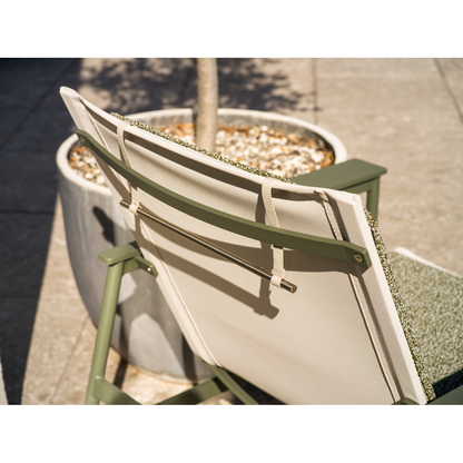 Soro loungestol - Nordic Green/Teddy Verde