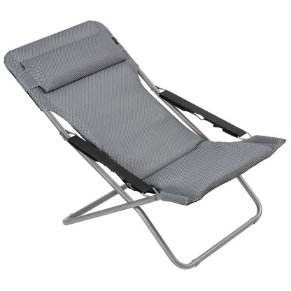 Lafuma Transabed BeComfort solstol - Silver